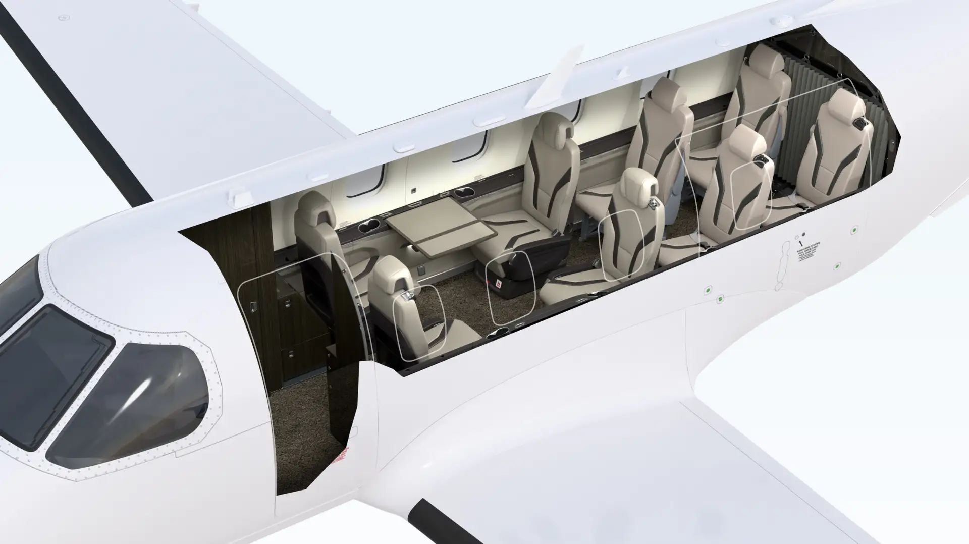 Executive 4 + 4 Seat Interior